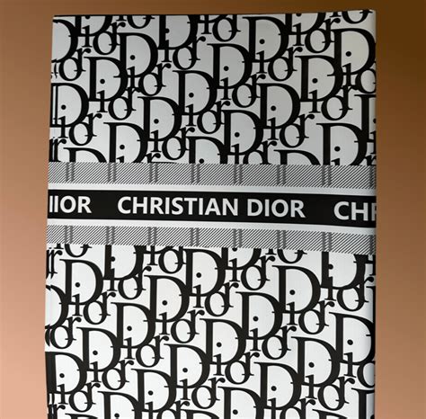 elegant dior wrapping paper